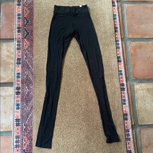 Lunya Black Leggings Cotton Xs - Picture 2 of 4